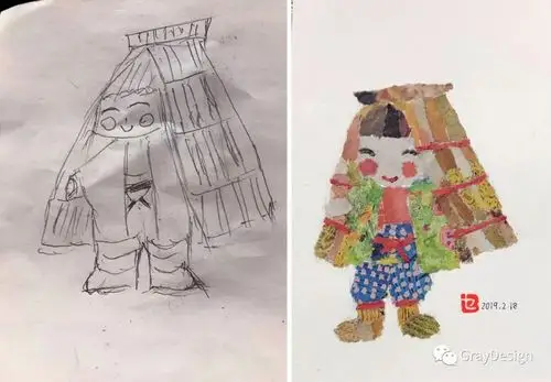 90岁老奶奶用废旧报纸作画网友瞬间被治愈