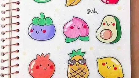 新手必备的手帐素材简笔画来啦,先收藏起来,以后一定用得到