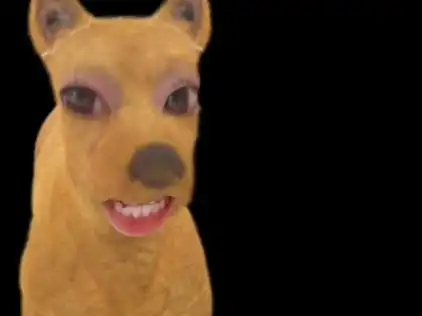 微笑狗来了,好可怕