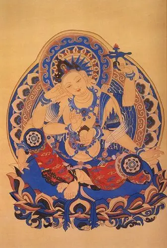 敦煌菩萨之十三 晚唐如意轮观音