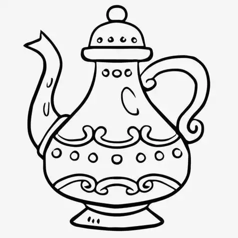 古代酒壶怎么画简笔画