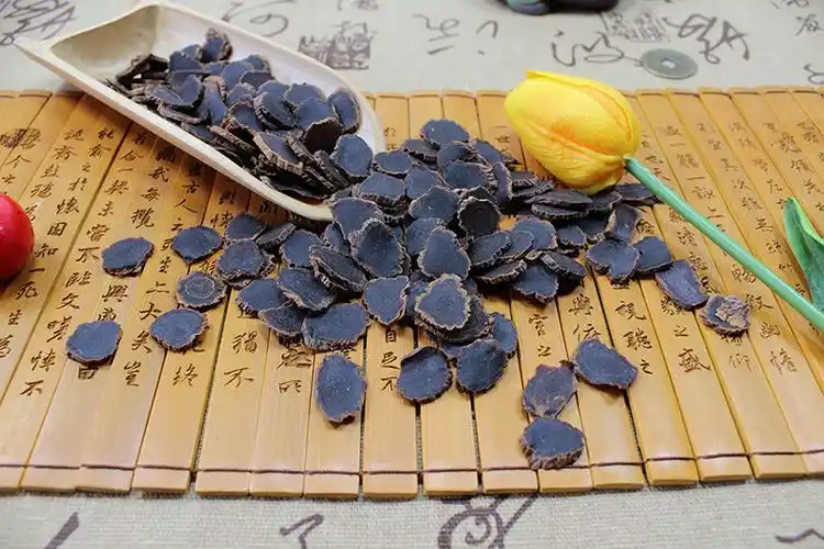 长白山高丽参 九蒸九晒金边黑参片红参片高丽人参片250克晒参切片