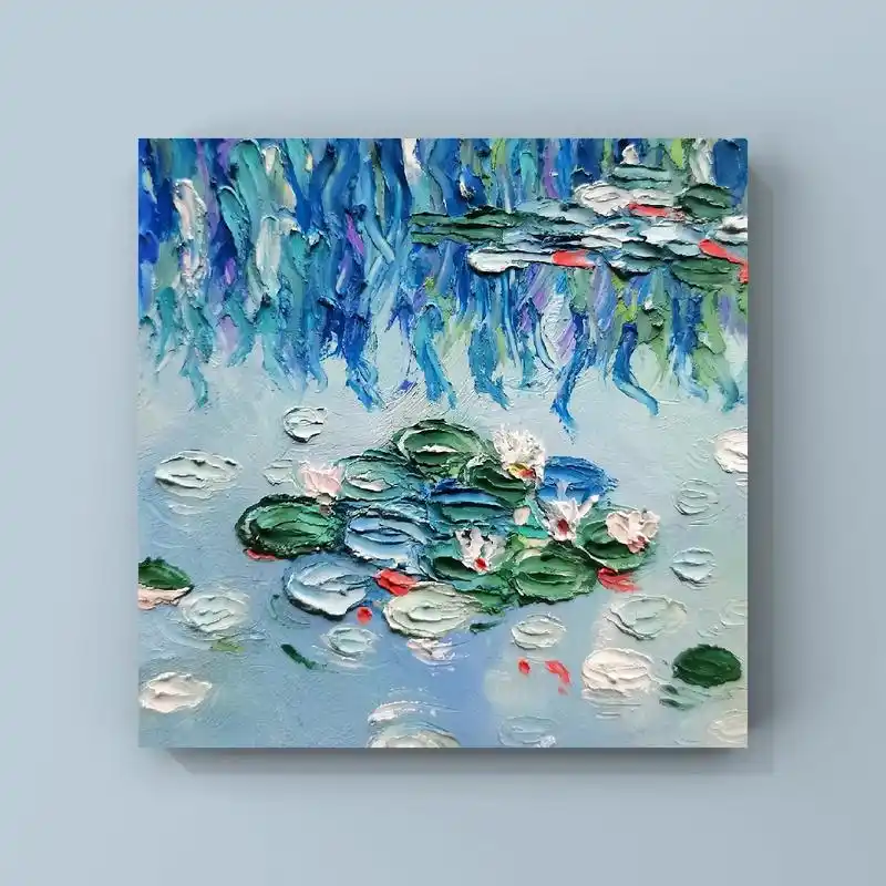 油画棒睡莲四附教程