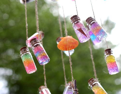 风铃材料包风铃挂饰门饰幼儿园手工制作风铃材料配件diy制作