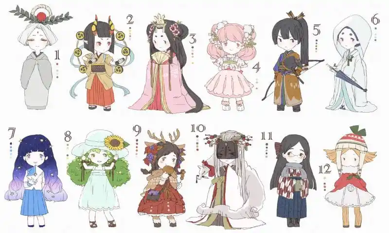 12个月拟人化(1p)