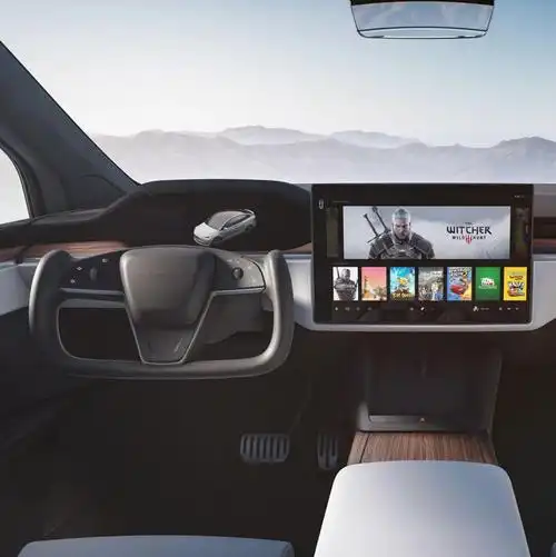 model x内饰(图片来源:特斯拉)