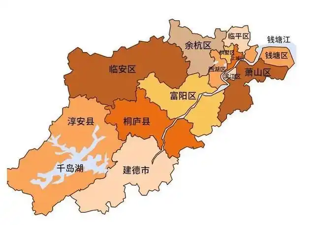 浙江省的区划变动11个地级市之一杭州市为何有13个区县