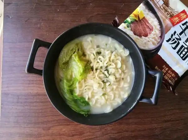 中卓牛骨汤面#骨汤方便面