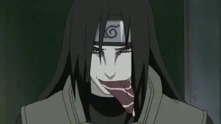 看到宇智波鼬的变态修炼后,大蛇丸舔着舌头:好美!