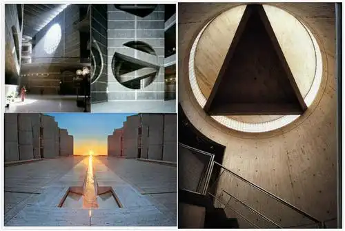 美国建筑师路易斯康也是一个非常有名的利用光的建筑师,他的作品里面