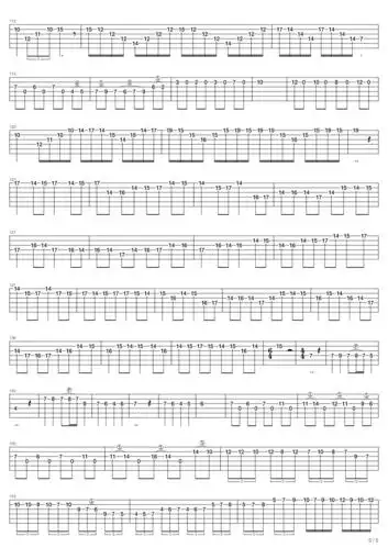 jerryc卡农摇滚版canonrock吉他谱