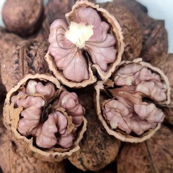 万肴佳品云南大理漾濞紫米核桃2022年新货尖嘴娘亲紫皮薄皮送礼紫衣