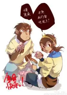 孙悟空与哪吒的趣图