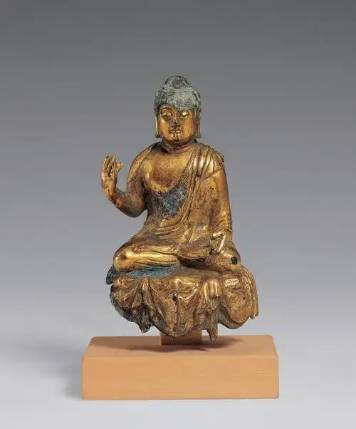 0449唐鎏金铜佛像