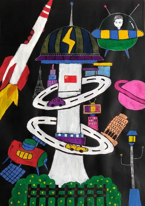 平顺中学第五届"科技创新节"科幻绘画作品