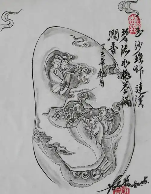 形神兼备 | 玉雕大师设计手稿欣赏!