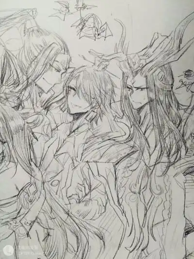 东皇太一卡通简笔画