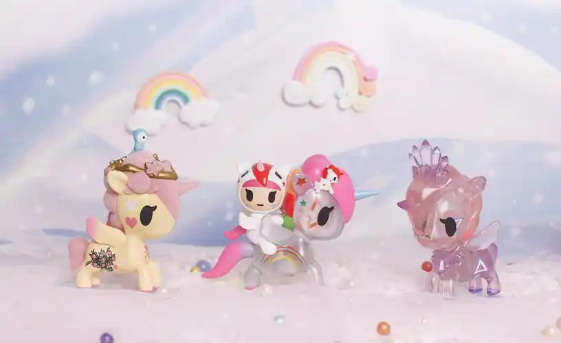 独角兽家族第八代盲盒摄影