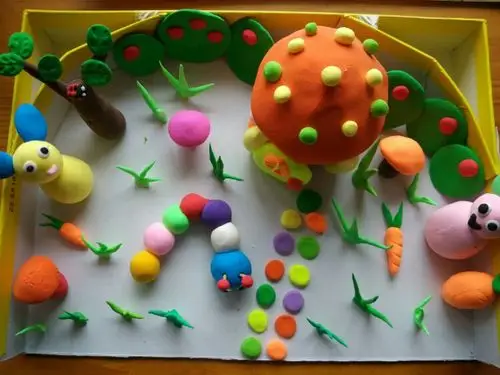 晋城幼儿园亲子泥工大赛作品(副本)