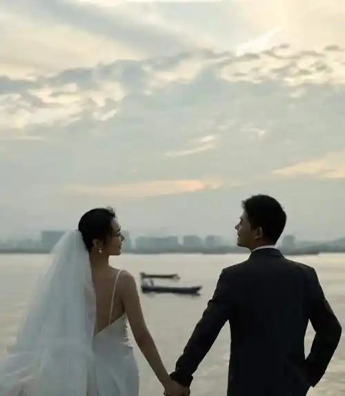 浪漫婚纱背景图片大全,唯美浪漫婚纱背影图片