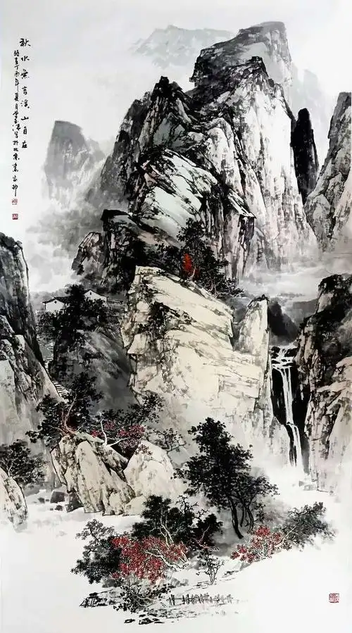 单玉清山水画作品欣赏