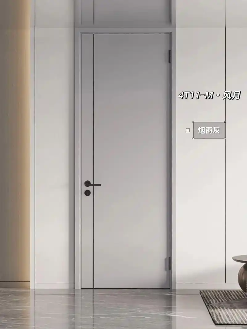 8款高级灰色系木门‖简约风 高级灰色系木门系列来啦78 	 深空灰