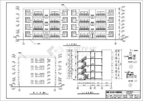 某大学土木建筑学院房屋建筑学课程设计