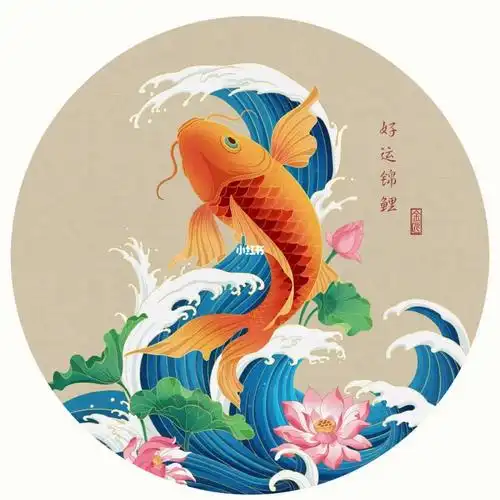好运锦鲤图