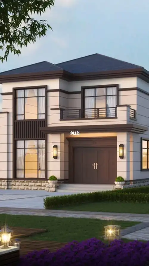 两层简约新中式别墅