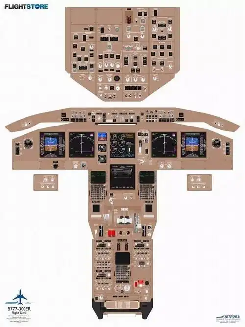 波音777-300驾驶舱