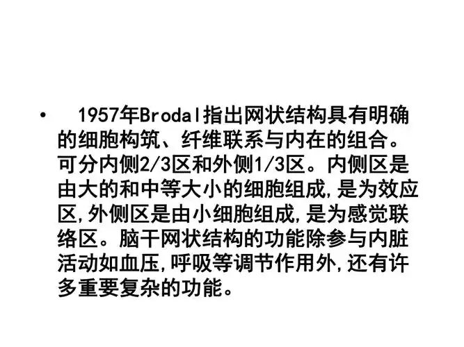 最新reticularformation精选ppt文档