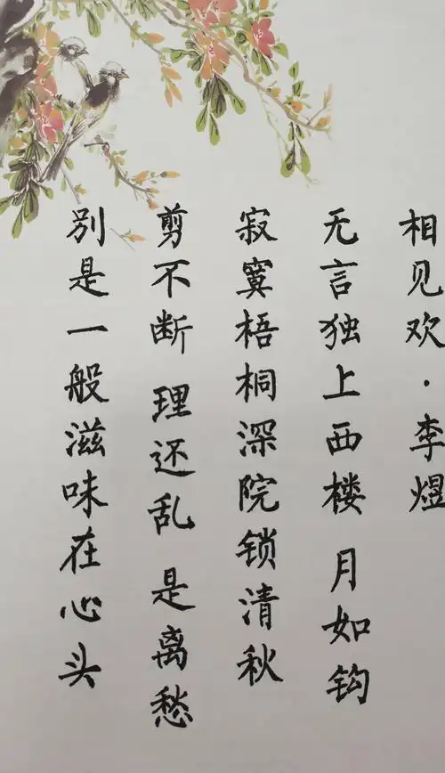 词作欣赏相见欢