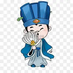 三国人物诸葛亮三国演绎招聘找工作诸群雄简约卡通q版三国曹操五子