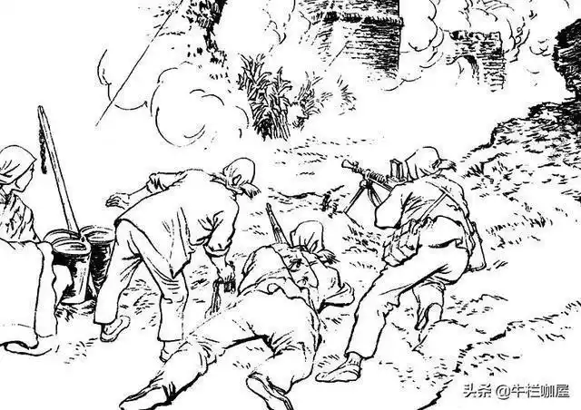 战场简笔画刘伯承