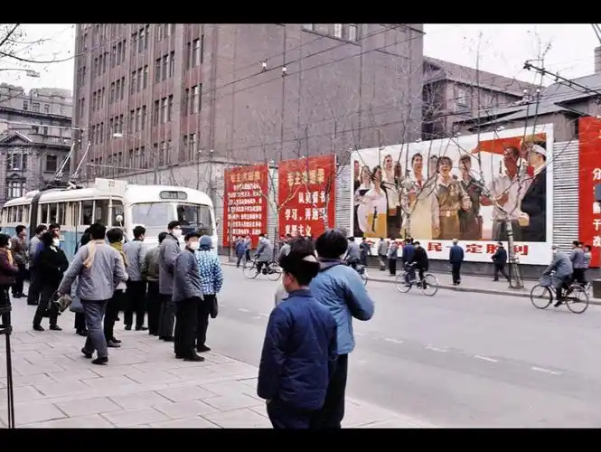 70年代上海街头