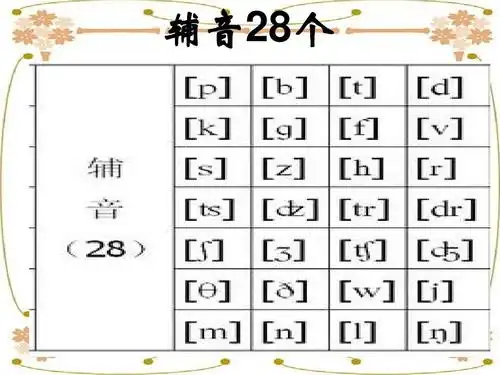 音标教学 辅音28个