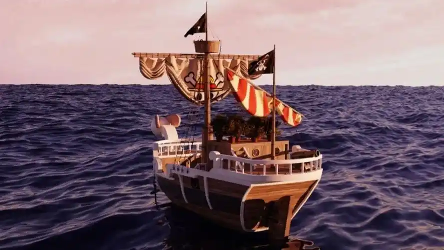 真实的《海贼王》船舶,高质感的万里阳光号,黄金梅丽号细节满满_腾讯