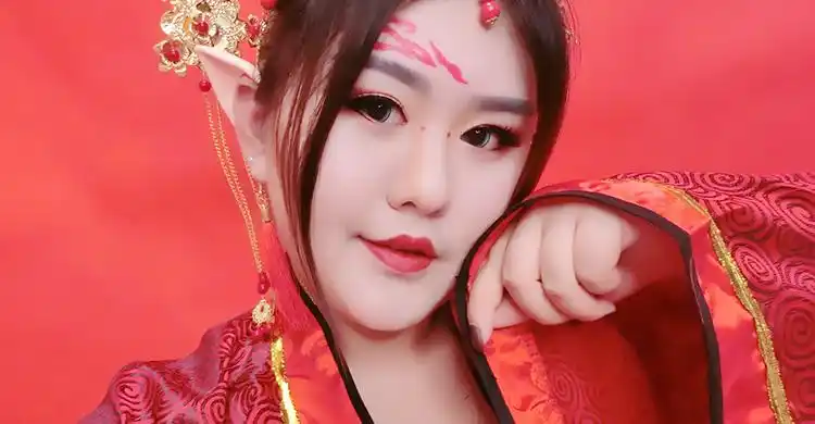 唯美魅惑狐妖妆