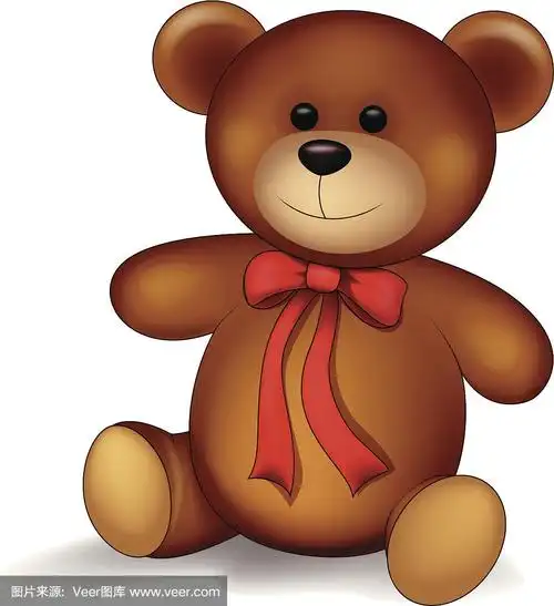 泰迪熊卡通