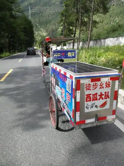 还有4公里到波密时,偶遇云南幺妹徒步推车去拉萨