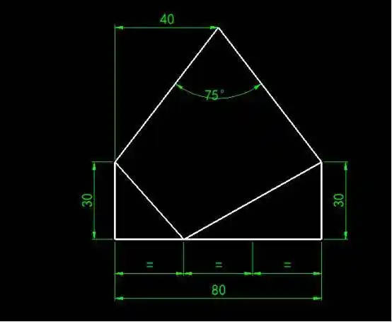 cad新手必练图形(二)_命令_等分_圆弧