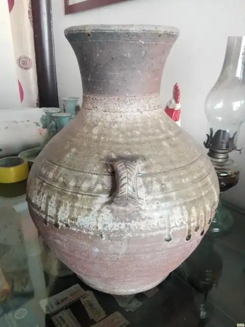 汉代满釉青瓷罐