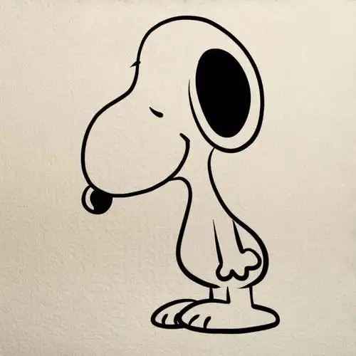 简笔画78史努比78