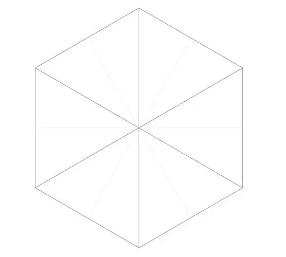 我要设计一个正六边形,六边形内长方形的长都要是10米,求怎样画这个