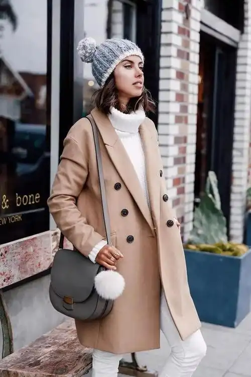 冬天只能白黑灰甜姐可儿带你看多种冬季颜色搭配秘籍