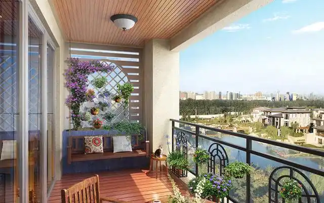 阳台的空间这么小,但却装的很合理