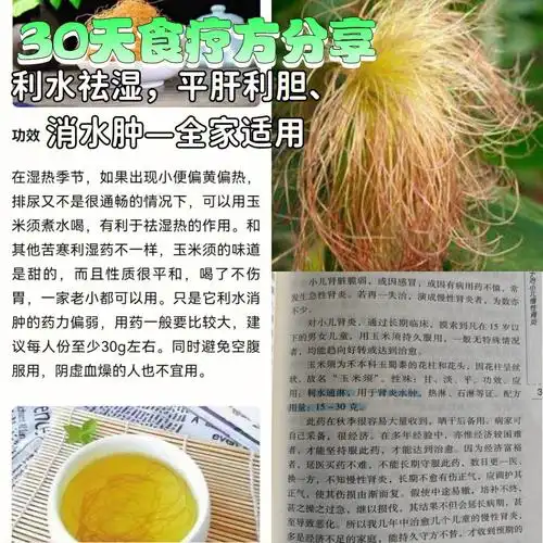 玉米须的神奇功效
