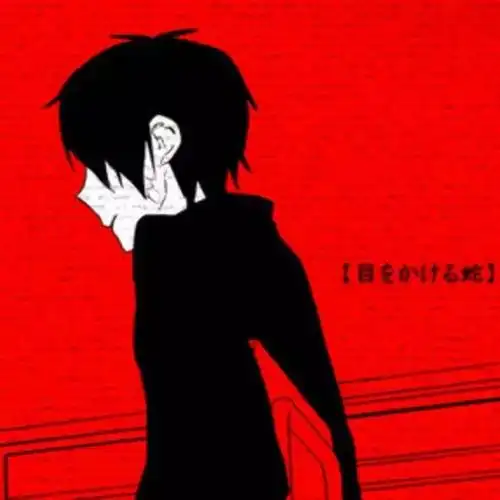 头像红色犯罪病态男头――那是屠杀你