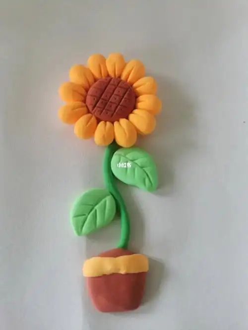 向日葵! 超轻粘土!