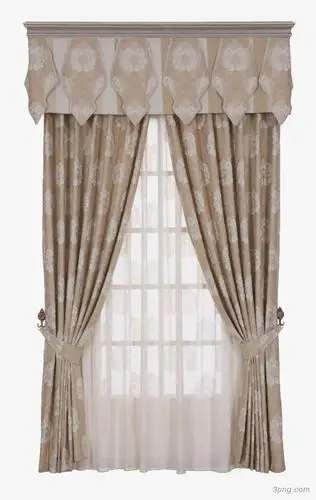 创意窗帘png素材透明免抠图片装饰效果